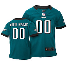 Boys Nike Philadelphia Eagles Customized Game Team Color Jersey