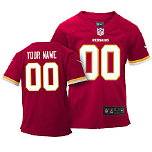 Nike Washington Redskins Infant Customized Game Team Color Jersey