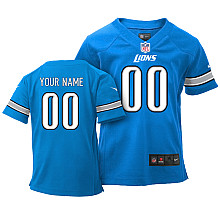 Youth  Nike Detroit Lions Customized Game Team Color Jersey
