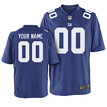 Nike New York Giants Youth Customized Game Team Color Jersey