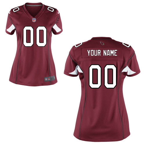 Women's Nike Arizona Cardinals Customized Game Team Color Jersey