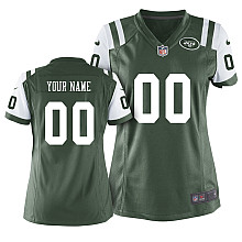 Women's Nike New York Jets Customized Game Team Color Jersey