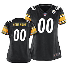 Women's Nike Pittsburgh Steelers Customized Game Team Color Jersey