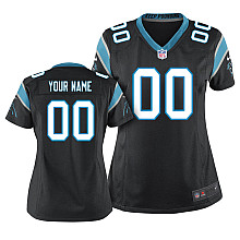 Women's Nike Carolina Panthers Customized Game Team Color Jersey