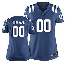 Women's Nike Indianapolis Colts Customized Game Team Color Jersey