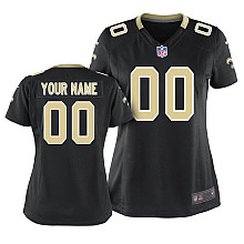 Women's Nike New Orleans Saints Customized Game Team Color Jersey