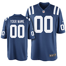 Men's Nike Indianapolis Colts Customized Game Team Color Jersey (S-4XL)