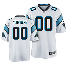 Men's Nike Carolina Panthers Customized Game White Jersey (S-4XL)