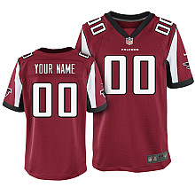 Men's Nike Atlanta Falcons Customized Elite Team Color Jersey (40-60)