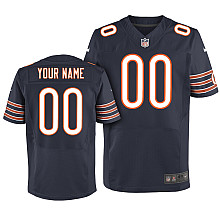 Men's Nike Chicago Bears Customized Elite Team Color Jersey (40-60)