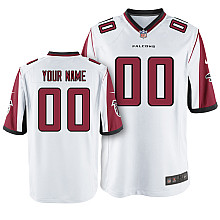 Men's Nike Atlanta Falcons Customized Game White Jersey (S-4XL)