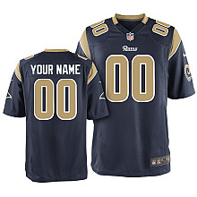 Men's Nike St. Louis Rams Customized Game Team Color Jersey (S-4XL)