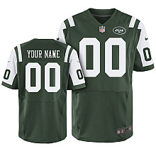 Men's Nike New York Jets Customized Elite Team Color Jersey (40-60)