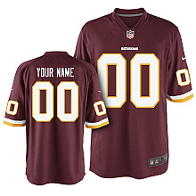 Men's Nike Washington Redskins Customized Game Team Color Jersey (S-4XL)