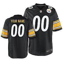 Men's Nike Pittsburgh Steelers Customized Game Team Color Jersey (S-4XL)