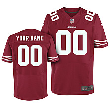 Men's Nike San Francisco 49ers Customized Elite Team Color Jersey (40-60)