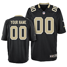 Men's Nike New Orleans Saints Customized Game Team Color Jersey (S-4XL)