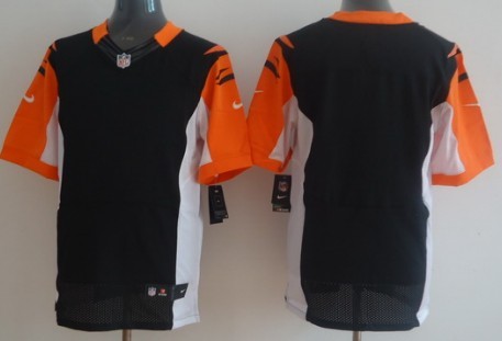 Mens Nike NFL Elite Jersey Cincinnati Bengals Blank Black 