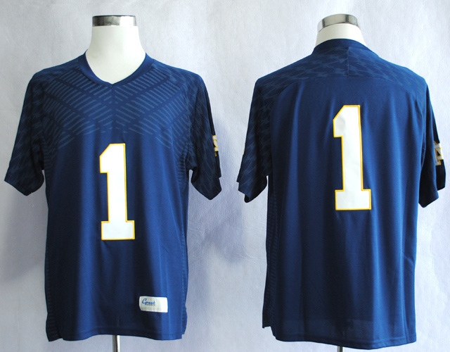 Men's Notre Dame Fighting Irish #1 Louis Nix III  Navy Blue  Jersey 2013 New 