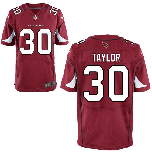 Men's Nik Elite Jerseys Jersey Arizona Cardinals #30 STEPFAN TAYLOR Red