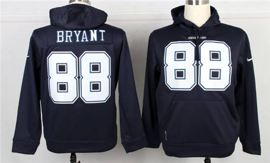 Dallas Cowboys #88 Dez Bryant Ware Nike hoody navy blue