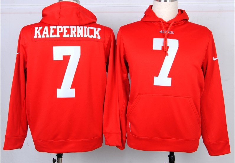 San Francisco 49ers #7 Colin Kaepernick Nike hoody Red