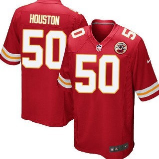 Kid's Kansas City Chiefs #50 Justin Houston Red Nike Game Jersey