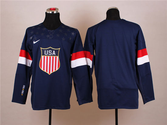 Men's USA 2014 Olympics Hockey Blue Jersey