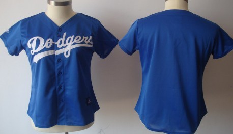 Womens Los Angeles Dodgers Customized Blue Jersey