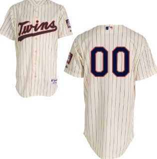 Kids Minnesota Twins Customized Cream Jersey