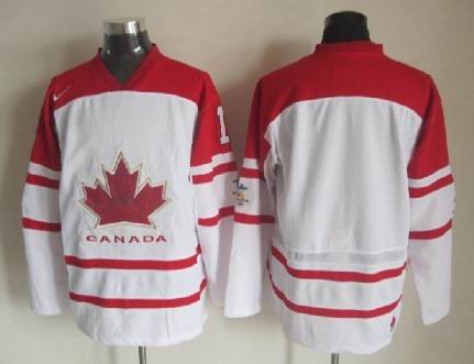 Mens NHL Jersey 2010 Olympics Canada Blank White
