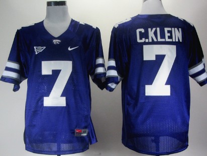 Womens NCAA Jersey Kansas State Wildcats Collin Klein #7 Purple