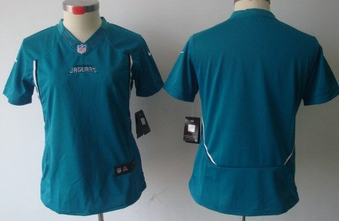 Nike Jacksonville Jaguars Blank Green Limited Womens Jersey