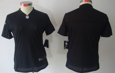 Nike Oakland Raiders Blank Black Limited Womens Jersey