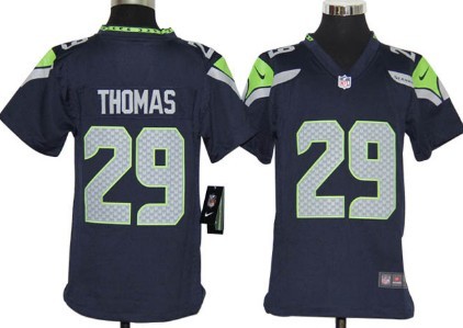 Kid's Seattle Seahawks Nike Game Jersey #29 Earl Thomas III Blue 