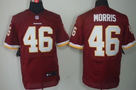 Mens Nike Elite Jersey  Washington Redskins #46 Alfred Morris Red 