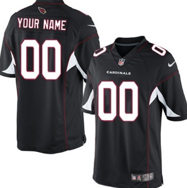 Kids Nike Arizona Cardinals Customized Black Limited Jersey