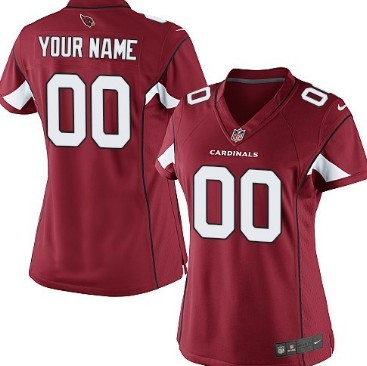 Womens Nike Arizona Cardinals Customized Red Limited Jersey