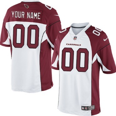 Kids Nike Arizona Cardinals Customized White Limited Jersey