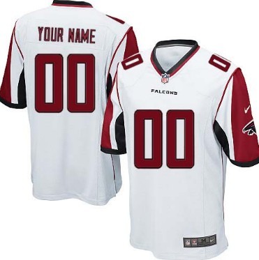 Kids Nike Atlanta Falcons Customized White Limited Jersey