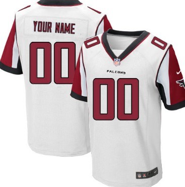 Mens Nike Atlanta Falcons Customized White Elite Jersey