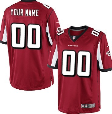 Mens Nike Atlanta Falcons Customized Red Limited Jersey