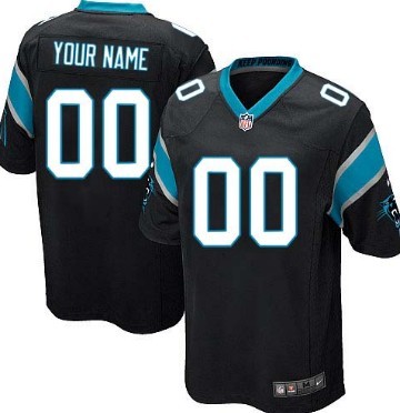 Kids Nike Carolina Panthers Customized Black Limited Jersey