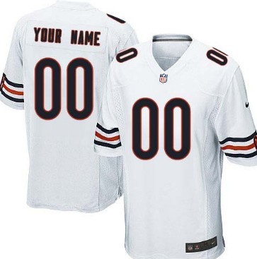 Kids Nike Chicago Bears Customized White Limited Jersey