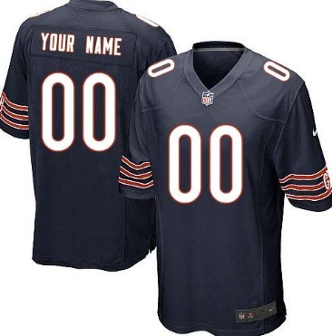 Kids Nike Chicago Bears Customized Blue Limited Jersey