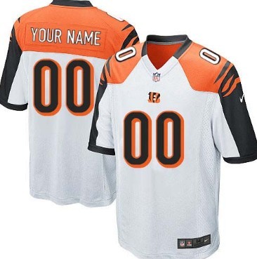 Kids Nike Cincinnati Bengals Customized White Limited Jersey