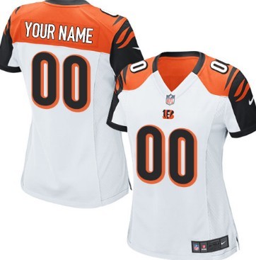 Womens Nike Cincinnati Bengals Customized White Limited Jersey