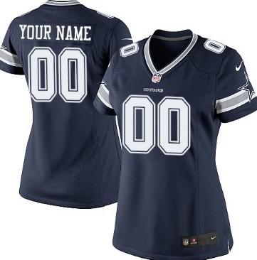 Womens Nike Dallas Cowboys Customized Blue Limited Jersey