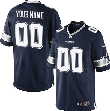 Mens Nike Dallas Cowboys Customized Blue Limited Jersey