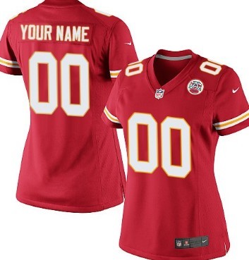 Womens Nike Kansas City Chiefs Customized Red Limited Jersey